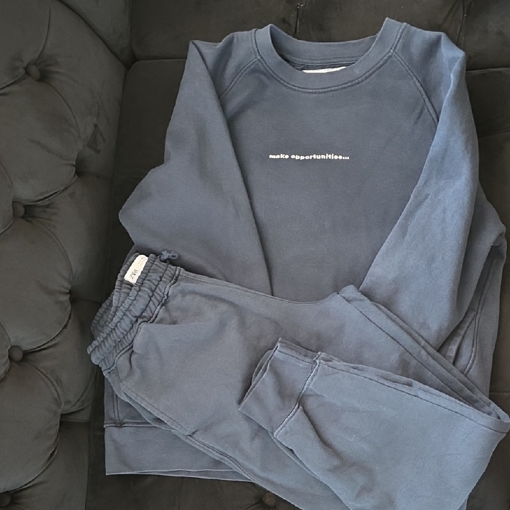 Zara Kids Matching Set in Blue